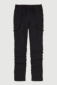 Little Girls Hyperstretch Stacked Cargo Pants
