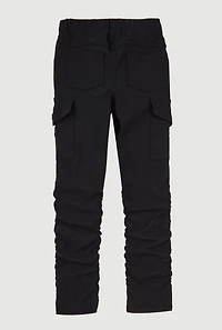 Little Girls Hyperstretch Stacked Cargo Pants,