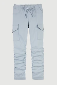 Little Girls Hyperstretch Stacked Cargo Pants,