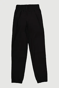 Girls Stretchy Cargo Pocket Joggers,