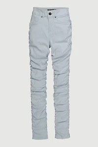 Girls Ruched Slim Leg Stretchy Pants,