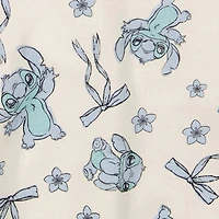 Girls Stitch Print Long Sleeve Pullover Sweatshirt