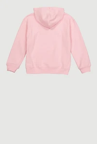 Girls Stitch 626 Graphic Kangaroo Pocket Hoodie