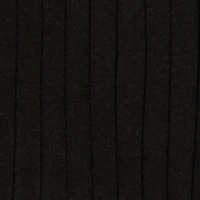 Little Girls Ribbed Knit Graphic Logo Top and Pants Set