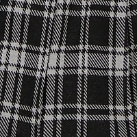 Girls Be Kind Graphic Sweatshirt and Plaid Skirt Set