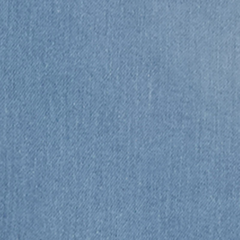 Little Girls Chenille Patch Sherpa Detail Denim Dress