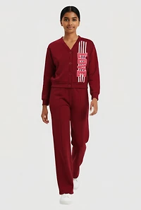 Girls Love Fleece Cardigan and Sweatpants Set