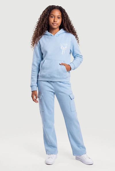 Girls Im Literally Just A Girl Hoodie and Cargo Sweatpants