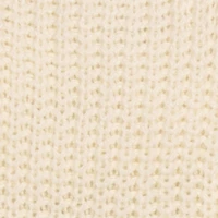 Little Girls Bow Detail Long Sleeve Crew Neck Sweater