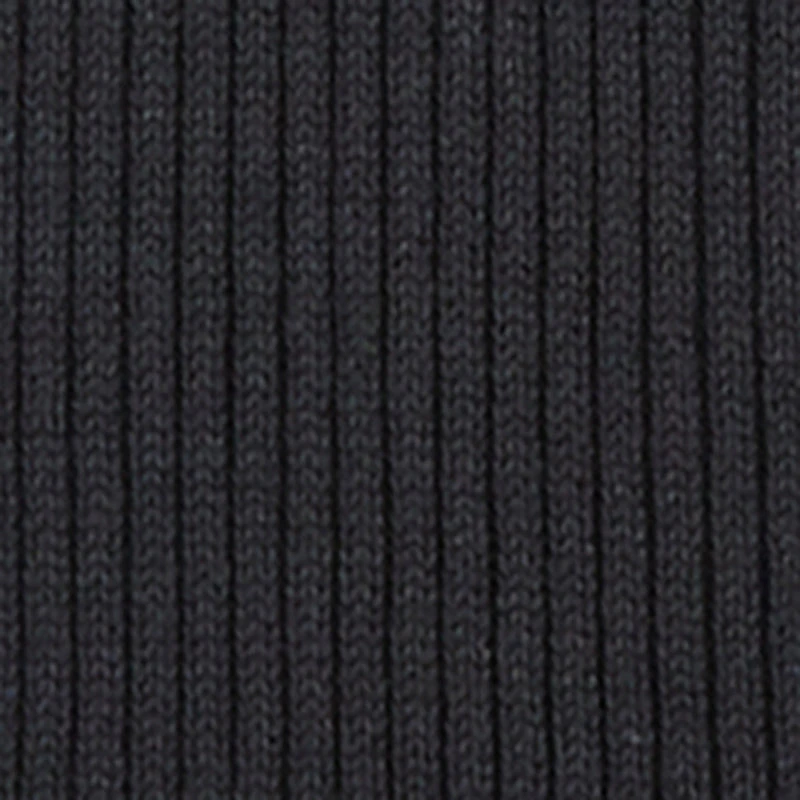 Girls Ribbed Knit Polo Collar Sweater with Contrast Trim