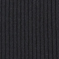 Girls Ribbed Knit Polo Collar Sweater with Contrast Trim