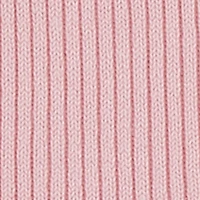 Girls Ribbed Knit Polo Collar Sweater with Contrast Trim