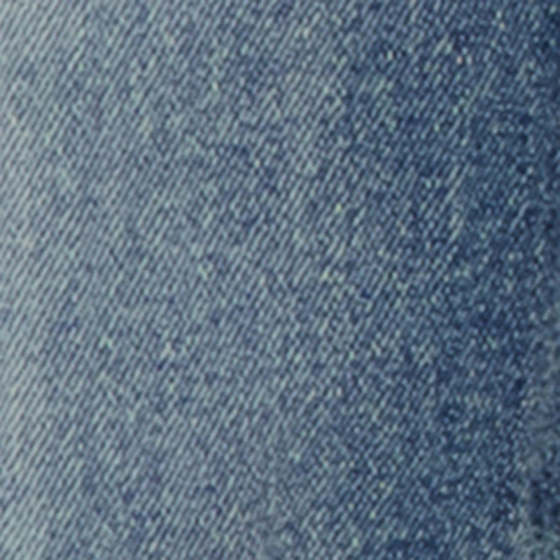 Girls Acid Wash Chain Belt Slit Front Jeans