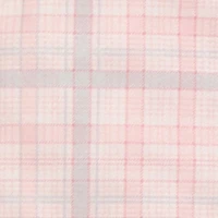 Little Girls Patterned Zip Front Footed Pajamas