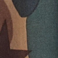 Girls Camo Hyper Stretch Pleated Skirt with Belt