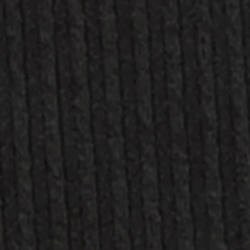 Little Girls Ribbed Knit Top with Removable Bear Necklace