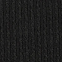 Little Girls Ribbed Knit Top with Removable Cherry Necklace