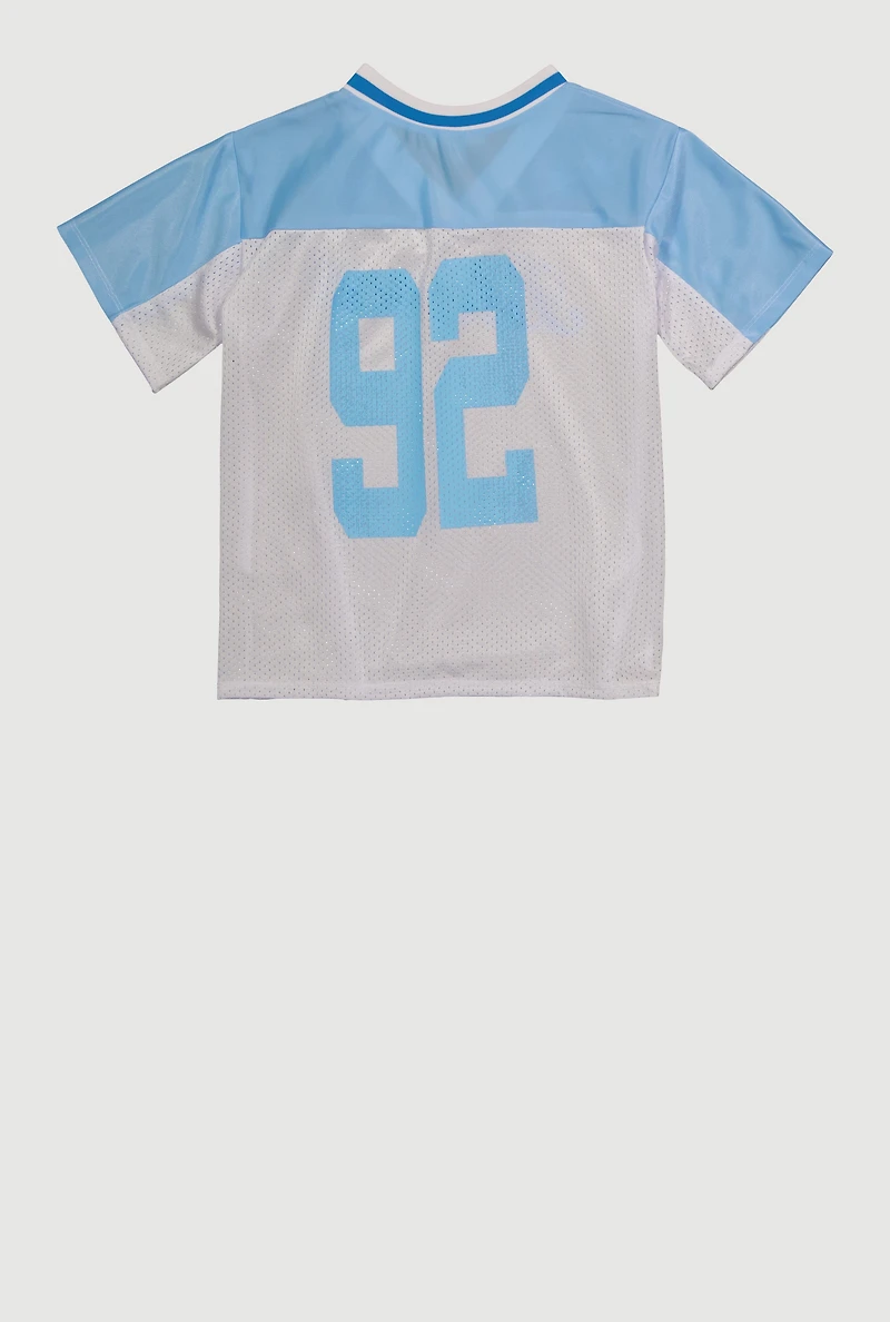 Girls Blessed Graphic Jersey