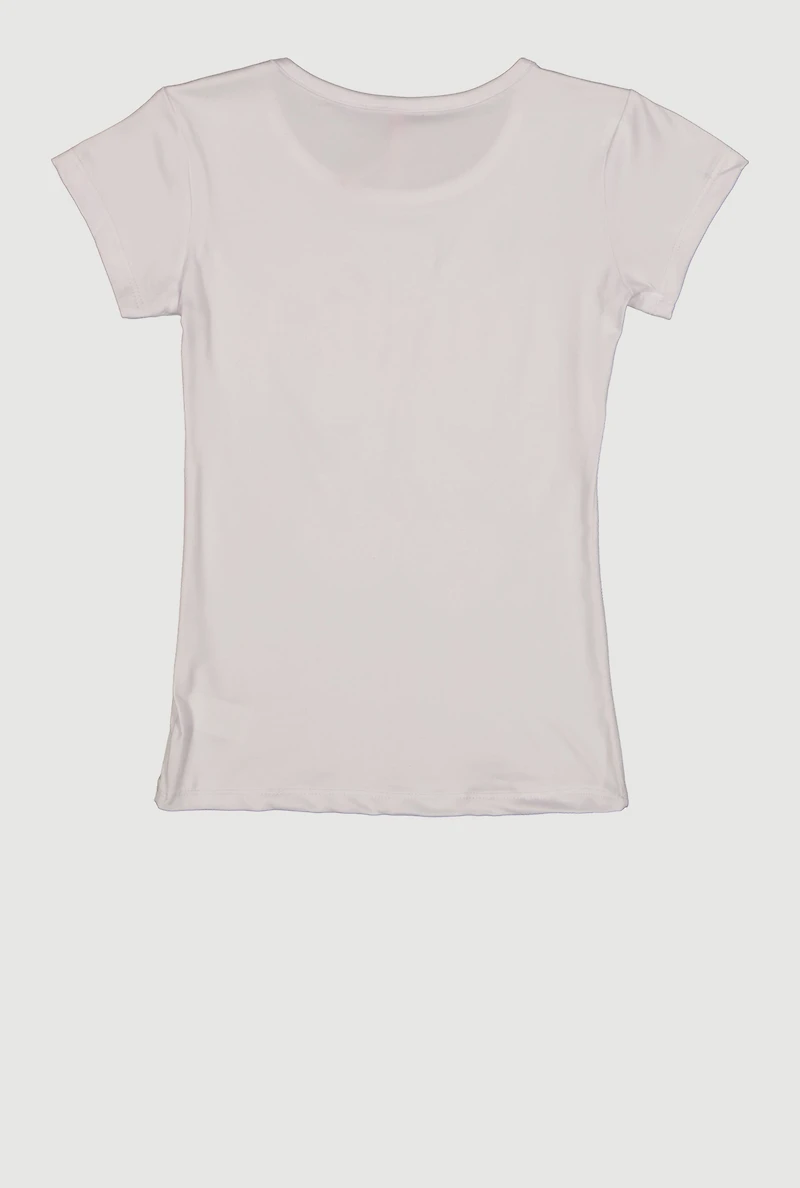 Girls God Bless America Graphic Tee