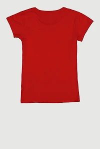 Girls God Bless America Graphic Short Sleeve Tee