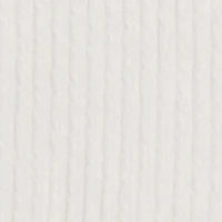 Girls Shadow Stripe Top with Rhinestone Teddy Necklace