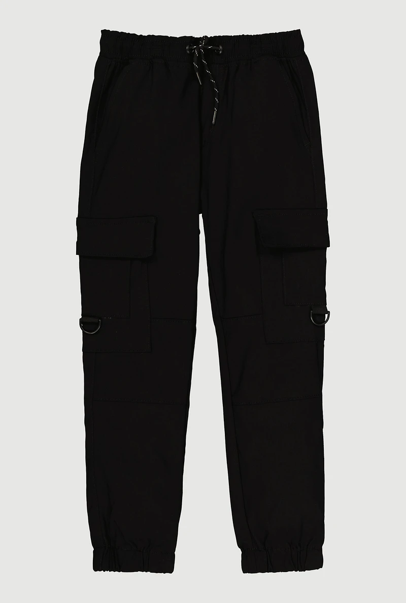 Boys Drawstring Cargo Pants