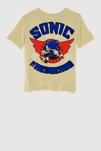 Little Boys Sonic The Hedgehog Patch Graphic Tee