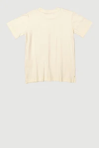 Little Boys Get It Done Rhinestone Graphic Tee, Beige, Size 5