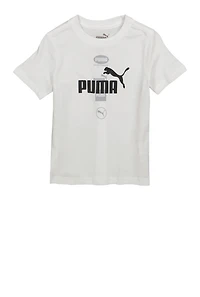 Little Boys Puma Sportswear Graphic T Shirt, White, Size 4