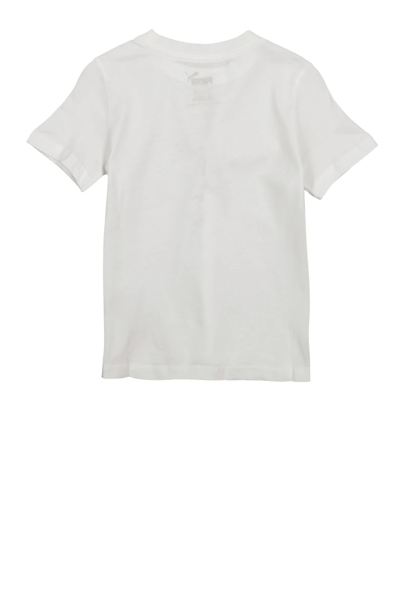 Little Boys Puma Sportswear Graphic T Shirt, White, Size 4