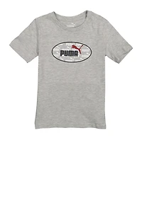 Little Boys Puma Oval Graphic Tee