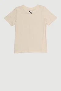 Little Boys Puma Logo Graphic Tee with Socks