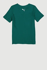 Little Boys Puma Graphic Tee and Contrast Trim Socks Set