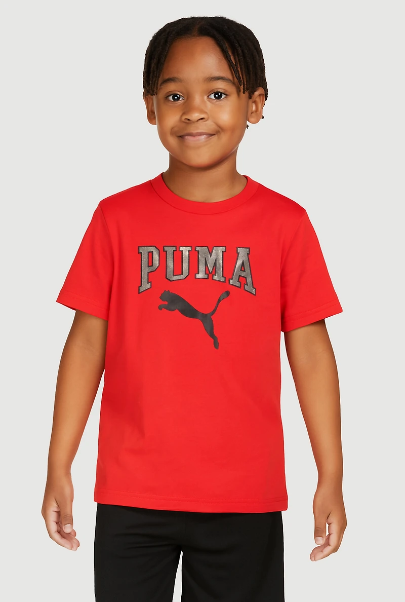 Little Boys Puma Graphic Tee and Socks