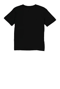 Little Boys Messi 10 Graphic Tee, Black, Size 5