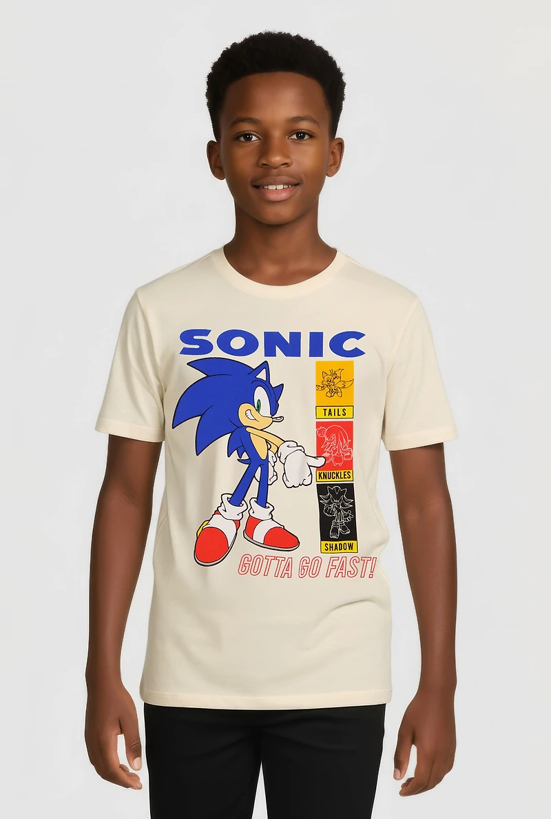Boys Sonic Gotta Go Fast Graphic Tee