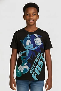 Boys Gotta Go Fast Sonic Graphic Tee