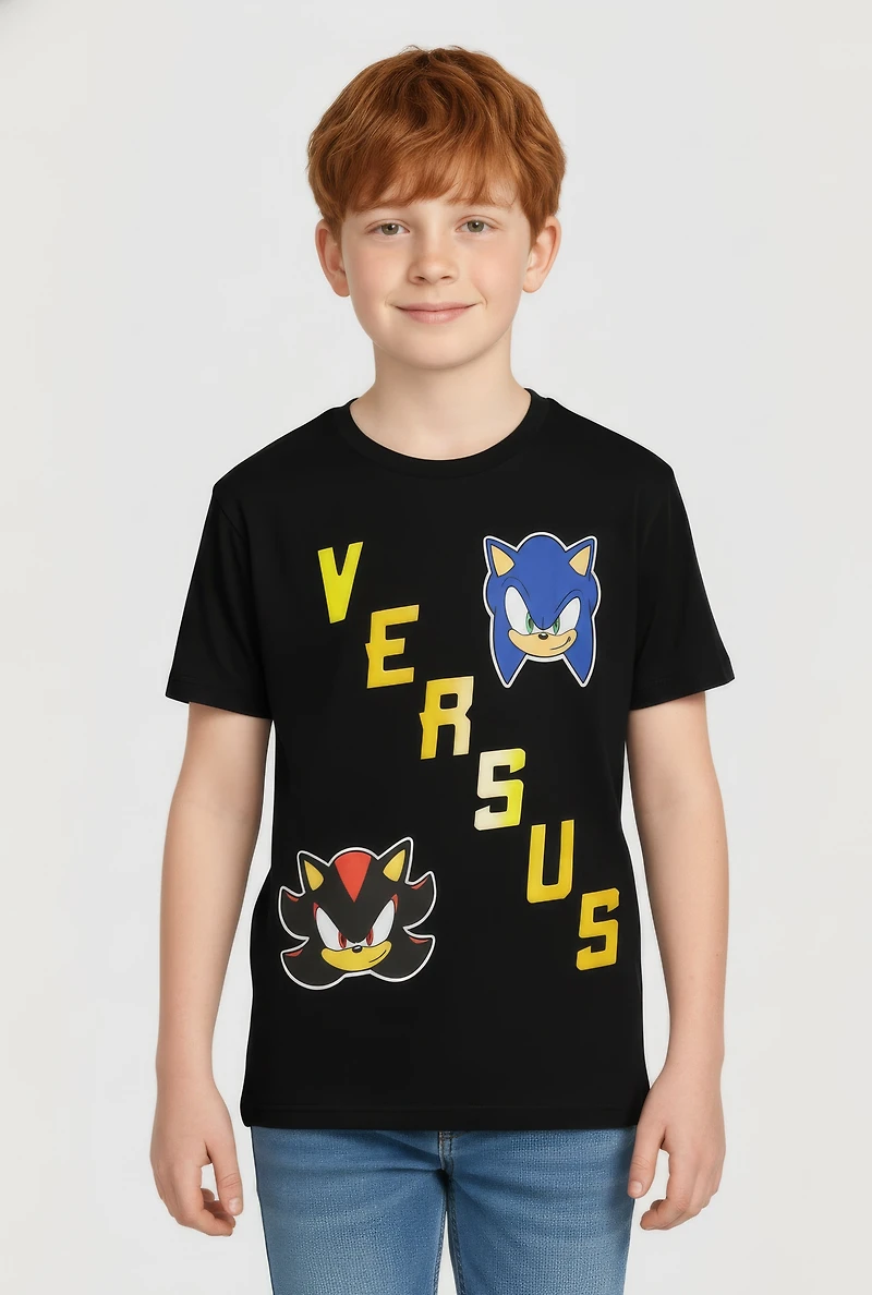 Boys Sonic the Hedgehog Versus Shadow Graphic Tee