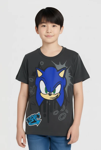Boys Sonic and Shadow Graphic Tee