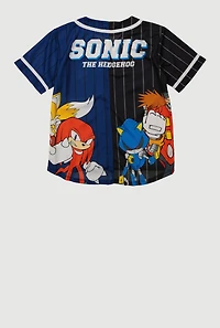 Boys Shadow and Sonic Baseball Jersey