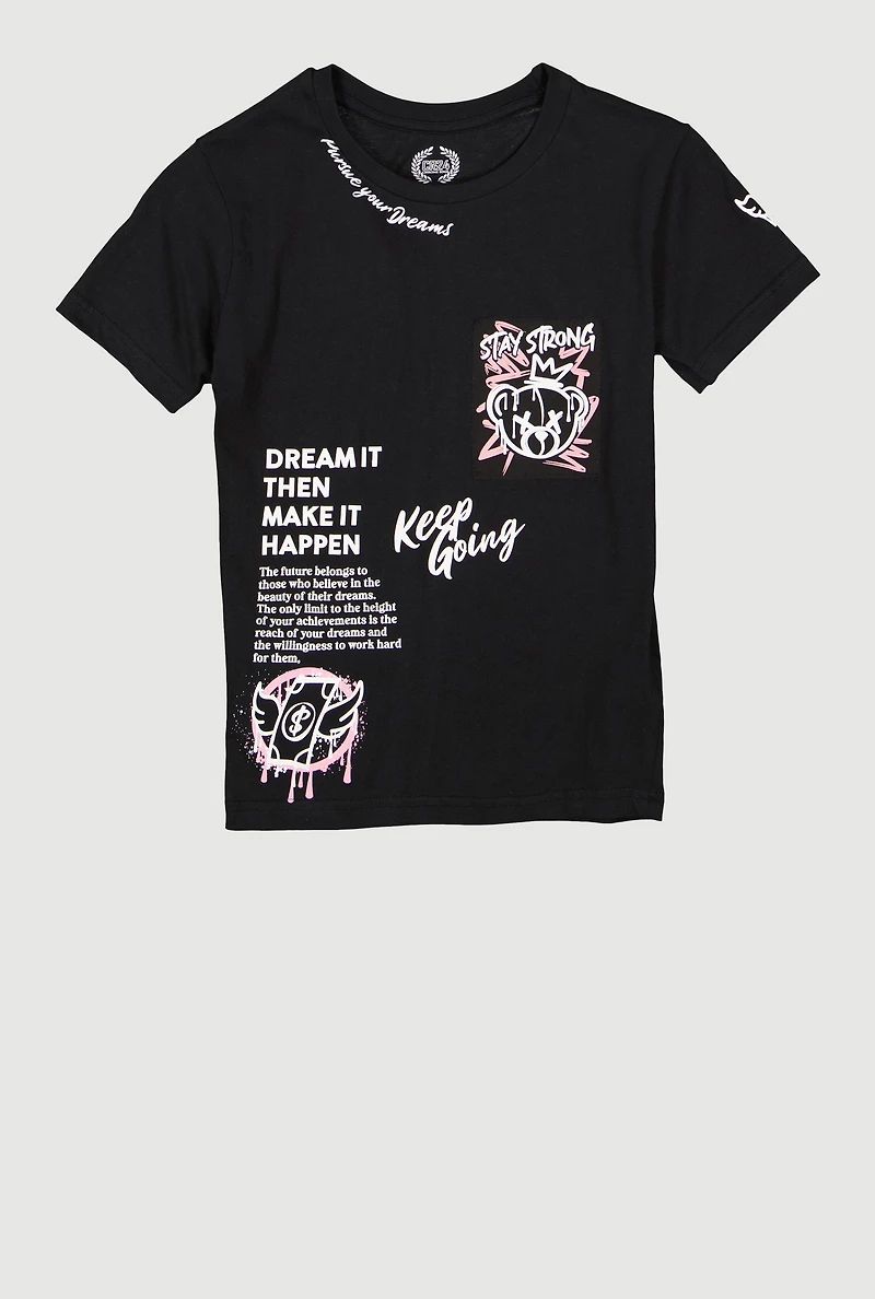 Boys Dream It Then Make Happen Graphic Tee