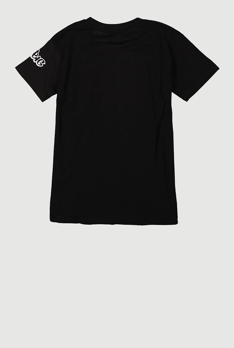 Boys Dream Big Fear Nothing Teddy Graphic Tee