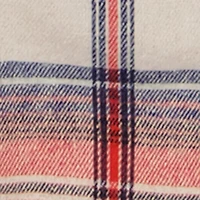 Boys Plaid Button Front Hooded Sherpa Lined Shacket