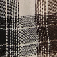 Boys Plaid Button Front Hooded Shacket