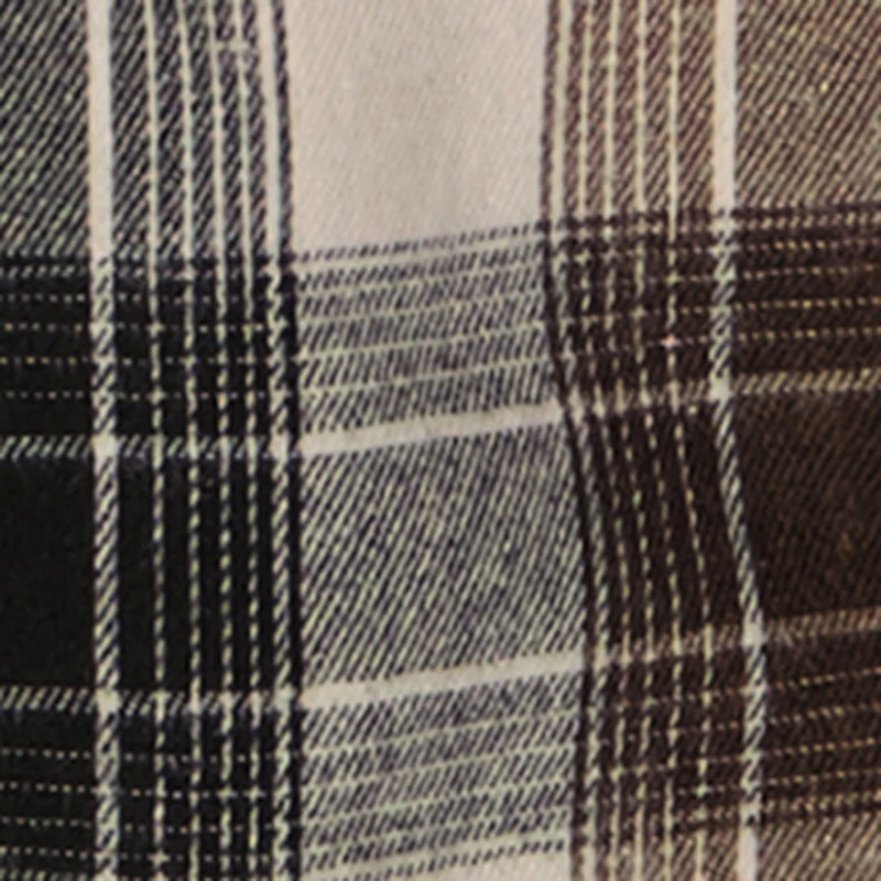 Boys Plaid Button Front Hooded Shacket