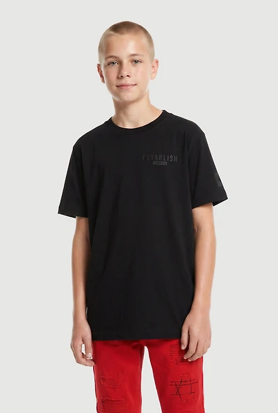 Boys Establish Crew Neck Tee