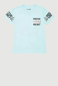 Boys Positive Tokyo Racing Graphic Tee, Blue, Size S