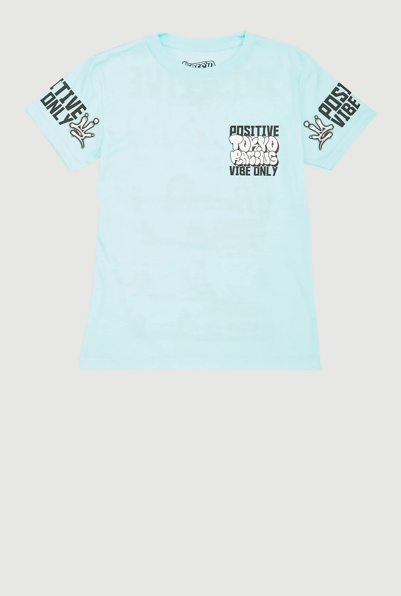 Boys Positive Tokyo Racing Graphic Tee
