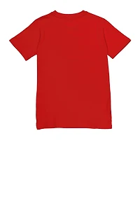 Boys Lavish Graphic Tee, Red, Size 14-16