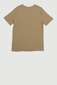 Boys Sneaker Graphic Tee, Brown, Size L